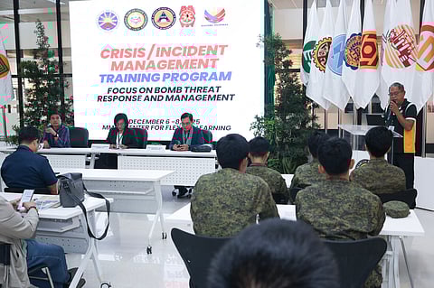 TRAINING focuses on bomb threat response and campus safety.