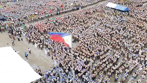 Almost 23,867 delegates from all over the Asia Pacific region were in attendance during the opening ceremony of the 33rd Asia-Pacific Regional (APR) Scout Jamboree held at the Camp Zambales in Botolan, Zambales on December 15, 2025.