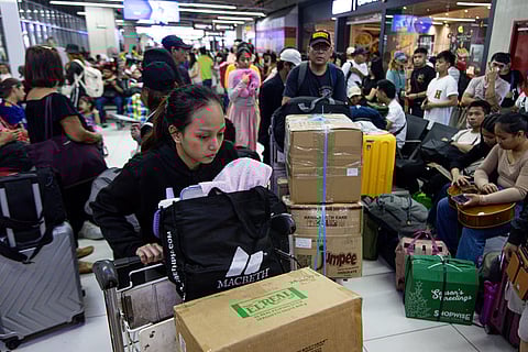 (FILE) The situation at the Parañaque Integrated Terminal Exchange (PITx) in Parañaque City on Wednesday, 17 December 2025, eight days before Christmas, shows an increased influx of passengers traveling to their respective provinces. This has led to a higher volume of people at the terminal.
