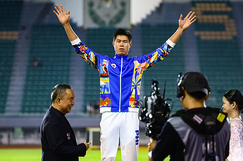 ERNEST Obiena’s victory in the men’s pole vault event of the 33rd Southeast Asian Games serves as a major boost to Philippine athletics.