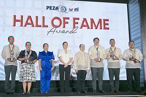 THE Philippine Economic Zone Authority has inducted into the Hall of Fame five locators during PEZA’s 30th Anniversary and Investors’ Recognition Night, namely Cebu Mitsumi Inc., TDK Philippines Corporation, Philippine Manufacturing Co. of Murata, DENSO TEN Philippines Corporation and Cognizant Technology Solutions Philippines Inc., at the SMX Convention Center, Pasay City, last 15 December.