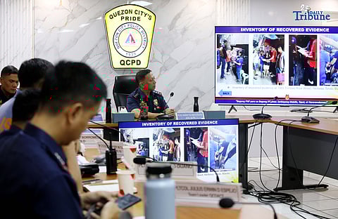 FILE (December 20 2025) Quezon City Police District (QCPD) ADD PCol Randy Glenn Silvio, hold a press-conference on Saturday December 20 2025 following of the arrest of the 3 suspects named Jereme, Christian, and Malabad, involved in the robbery of a six-wheeler delivery truck carrying high-value electronic items in Quezon City, it happened on December 12 2025, according to the investigation report, the driver and helper of MBTA Resources Inc. were en route to deliver electronic goods to various forwarding companies in Manila City. They made a brief stop at a carinderia along Betty Go-Belmonte Street, Quezon City, when nine armed suspects forcibly took control of their truck, loaded with JBL speakers, computer parts, and accessories valued at Php1.9 million, and locked the driver and helper inside the cargo compartment. The suspects drove the truck toward Bulacan, bringing with the victims and the stolen items, later stopped at a vacant lot along Pandi Road, Pandi, Bulacan, where the driver and helper were released. The victims immediately sought help and contacted their company. Further investigation revealed that the stolen cargo had been transferred to another six-wheeler truck and transported toward NLEX, exiting at R-10 en route to Tondo, Manila. While the QCPD continues the manhunt for the two remaining Suspects.