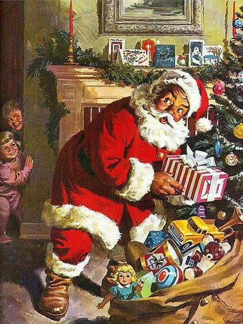 SANTA Claus illustration by Haddon Sundblom.
