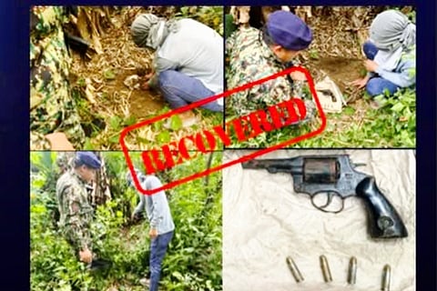 A firearm and ammunition were discovered during a search and retrieval operation conducted in Barangay Sta. Lucia Old, Zaragoza, Nueva Ecija on December 19, 2025.