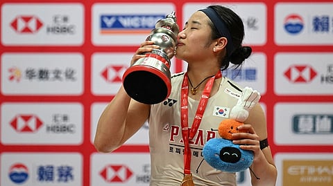 AN Se-young secures her record-tying 11th title of the year after ruling the World Tour Finals in Hangzhou, China.