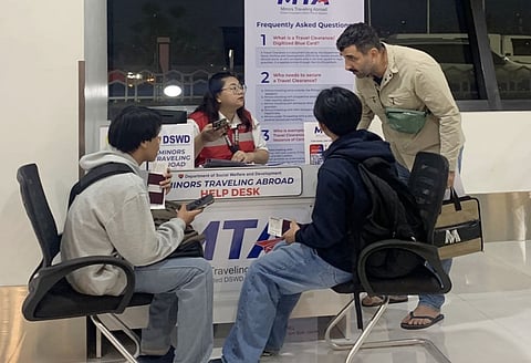 MTA Help Desk aims to help minor travelers need of assistance as they go outside the country