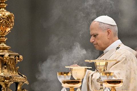 LEO'S debut Pope Leo XIV held the first Christmas Mass of his pontificate, greeting thousands of faithful gathered in St. Peter’s Square before the service. During the Mass, Leo said Christmas is a feast of ‘faith, charity and hope,’ and criticized a ‘distorted economy’ that, he warned, leads people to treat human beings as mere merchandise.