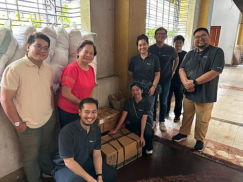 Aboitiz InfraCapital team members, alongside Arnold Janssen Kalinga Foundation representatives, deliver donations as part of the “Care that Creates Brighter Days” outreach initiative.