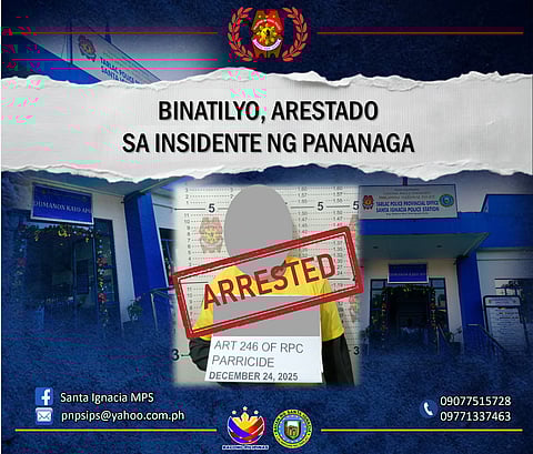 A MAN allegedly hacked his father after the latter tried to stop him from attacking his brother in Barangay Padapada, Sta. Ignacia, Tarlac on 24 December 2025.