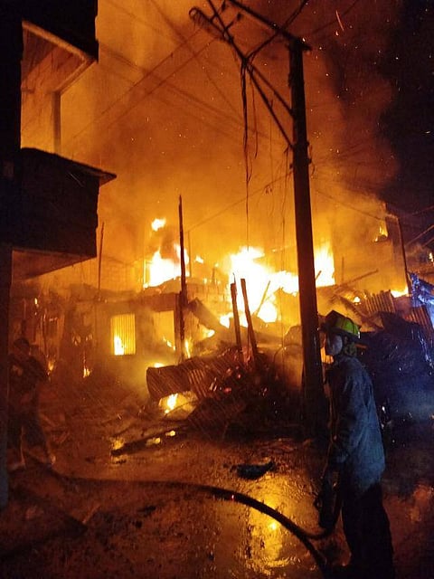 Sumabit na paputok sa kable, sanhi ng sunog sa Marikina matapos ang Pasko