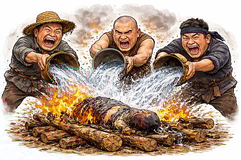 WHEN cremation is done ‘by force, and people aren’t ready for it,’ opposition is likely, says Huwy-min Liu, associate professor of anthropology at George Mason University.