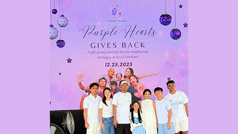P-pop artist Kryzl celebrates Christmas charity day with family and friends