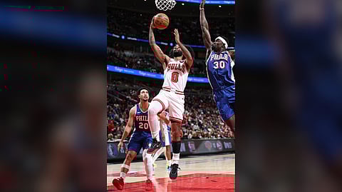 COBY White sparks a late-game rally to lead the Chicago Bulls to a 109-102 win over the Philadelphia 76ers in the NBA regular season.