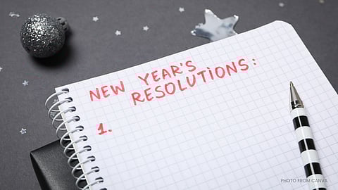 NEW Year's Resolutions can be a source of anxiety and disappointment to some. Focus on small, meaningful steps instead of lofty lists.