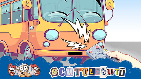 Chinese buses by remote