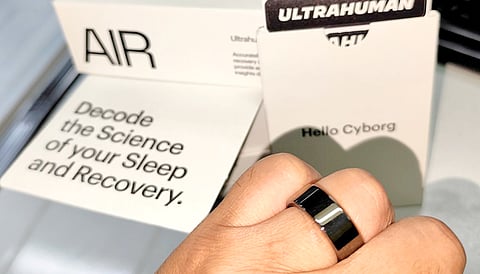 IT’S the ring — the Ultrahuman Ring Air — and not the watch that watches over you while stringing up Zzzzzzzzs.