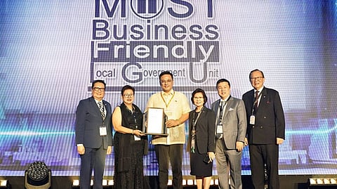 THE local government of Muntinlupa City receives a Special Citation at the 2025 Most Business-Friendly Local Government Unit Awards during the 51st Philippine Business Conference & Expo. Conferred by the Philippine Chamber of Commerce and Industry, the award recognizes Muntinlupa’s commitment to the ease of doing business through digital transformation.