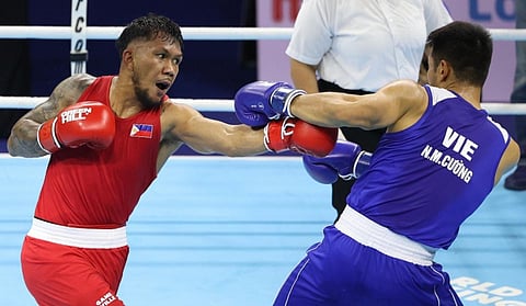 EUMIR Marcial bulldozes his way to another SEA Games glory in Bangkok.