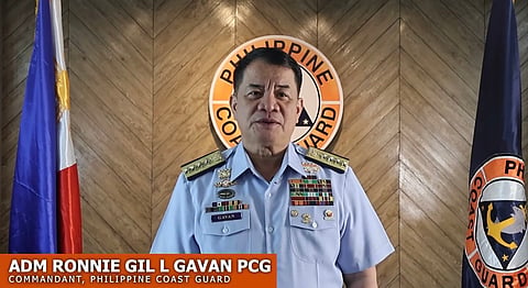 PCG Commandant, Admiral Ronnie Gil Gavan