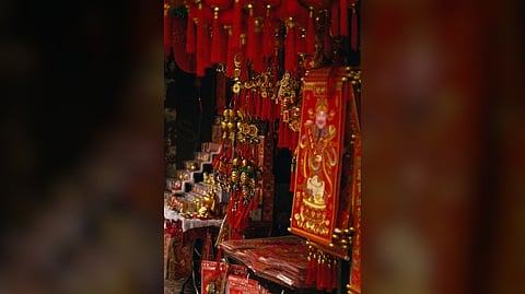 VIBRANT feng shui charms and decorations bring tradition and good fortune to any space.