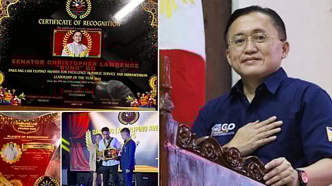 Go receives Dakilang Lahi Filipino Award