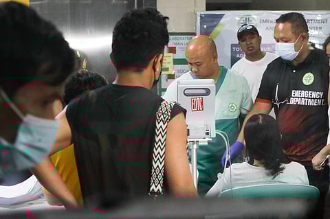 YEARLY ritual Staff of the East Avenue Medical Center attend to fireworks-related injuries on New Year’s Day, 1 January 2026. Among the patients were a ten-year-old and a nine-year-old who sustained injuries after coming into contact with fireworks.