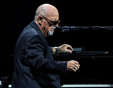 Billy Joel performs at Allegiant Stadium on November 09, 2024 in Las Vegas, Nevada.