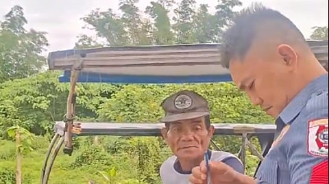 Baler police escort intoxicated tricycle driver home to prevent accident