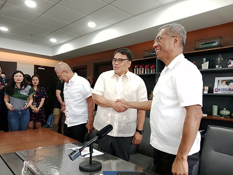 MMDA CHAIRMAN Artes formally welcomed GM Torre at the. agency in a press briefing on Monday. Photo for the Daily Tribune Alvin Murcia