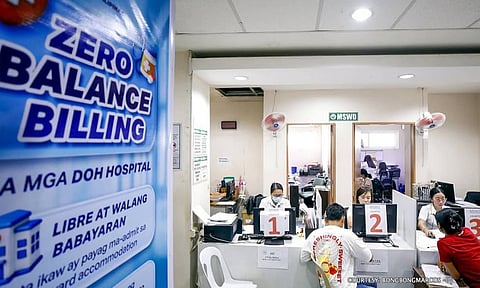 ZERO balance billing now fully in effect in government hospitals, ensuring patients pay nothing out of pocket.