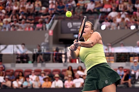 ARYNA Sabalenka displays her deadly form, beating Sorana Cirstea, 6-3, 6-3, for her second dominant victory in the Brisbane International.