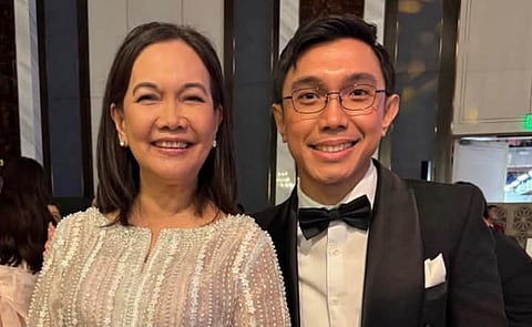 NICO Antonio with his mom, DAILY TRIBUNE columnist Atty. Joji Alonso.