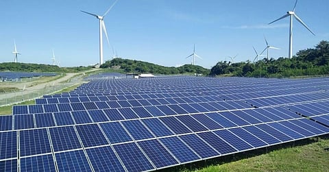 A SOLAR farm in Burgos, Ilocos Norte. Renewable energy was among the 74 realized mergers and acquisitions last year, with a total deal value of $4.6 billion.