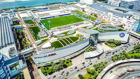 A SUSTAINABLE FUTURE FOR ALL. The iconic SM Mall of Asia, the world's 6th largest mall, has become a sustainable retail shopping destination. Its physical and economic resilience stands as a testament to SM Prime’s commitment to sustainable business strategies.