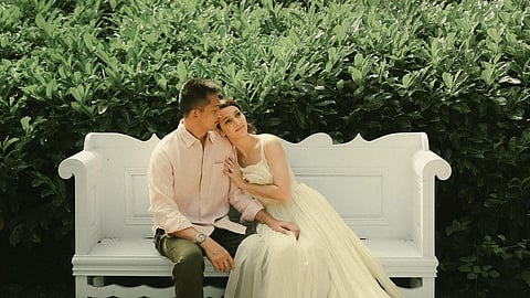 Newly Weds Jamie Herrell and Matthew Manotoc.