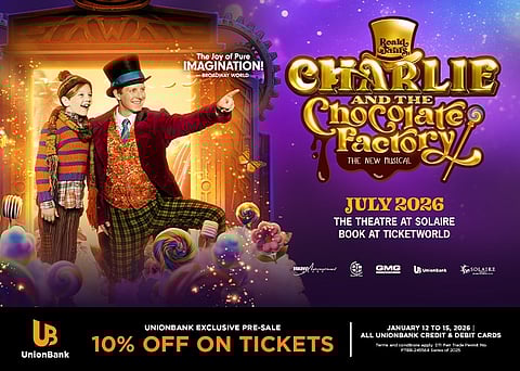 UnionBank offers early access, discounts to ‘Charlie and the Chocolate Factory’
