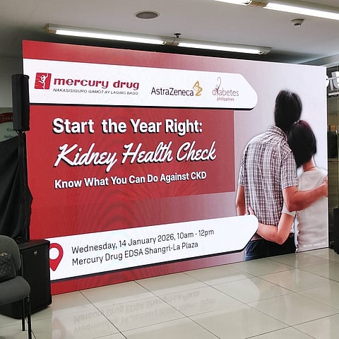 KIDNEY health program organized by Mercury Drug, Astrazeneca, and Diabetes Philippines targets at-risk Filipinos.