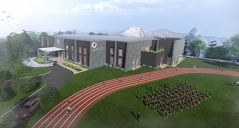 Architect’s perspective of the Henry Sy Sr. Hall at Philippine Military Academy (PMA), Fort del Pilar