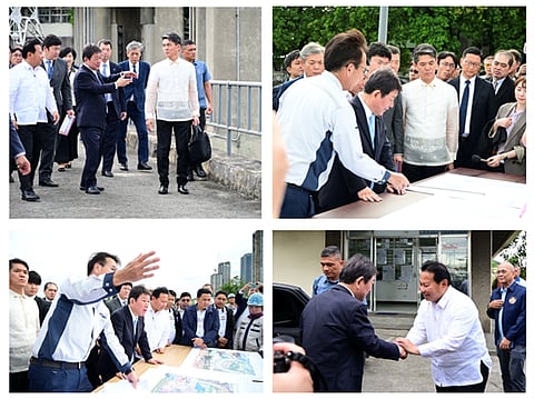 Japan foreign minister visits ODA sites, meets Phl economic officials