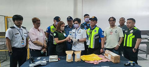 Authorities seized around 994 grams of suspected morphine and assorted suspected hemp products on separate operations at the Port of Clark on January 13, 2026.