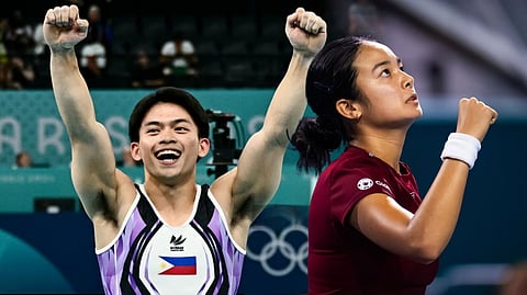 Filipina tennis super star Alex Eala and Gymnast, Olympian Carlos Yulo PSA Athlete of the Year honors.