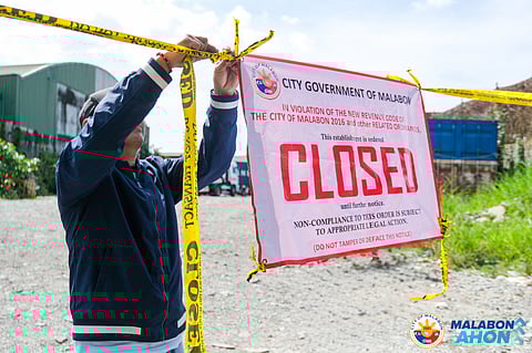 Malabon closes warehouse after permit lapses