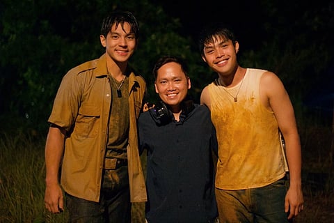 RON Angeles, director Ryan Mechado and Elijah Canlas.