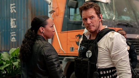 REBECCA Ferguson and Chris Pratt in 'Mercy.'