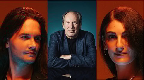Anze Rozman, Hans Zimmer and Kara Talve.