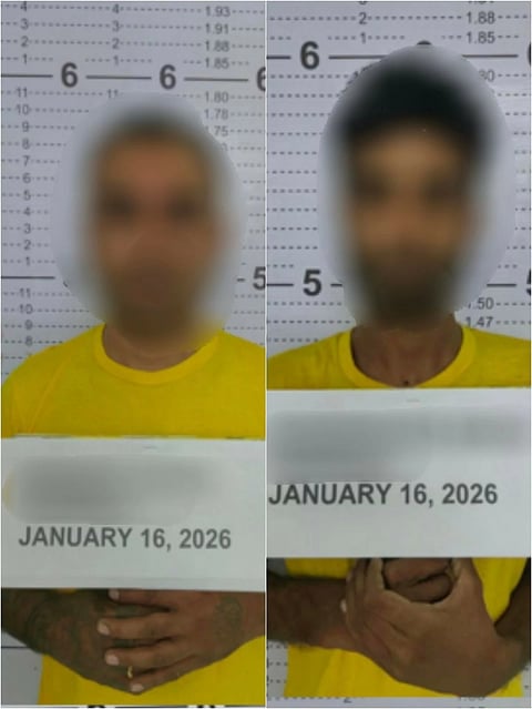 NAHULI ng pulis gamit ang GPS tracking ang mga suspek matapos ang kanilang paghold-up sa Villa Fidela noong weekend.