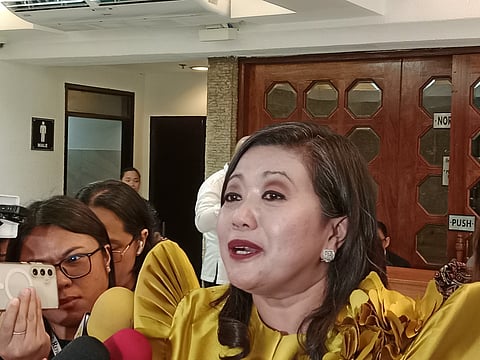 Batangas Second District Rep. Gerville "Jinky" Luistro, House Justice committee chair. Photo for Daily TRIBUNE by Alvin Murcia