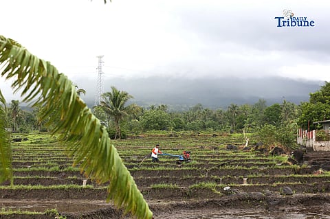 Residents near Mayon Volcano