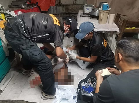 A most wanted suspect was shot after allegedly stabbing a police officer while resisting arrest in Bocaue, Bulacan. Both the suspect and the officer were hospitalized following the incident.
