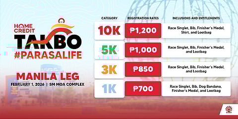 Takbo #ParaSaLife returns as Home Credit expands fun run to Cebu